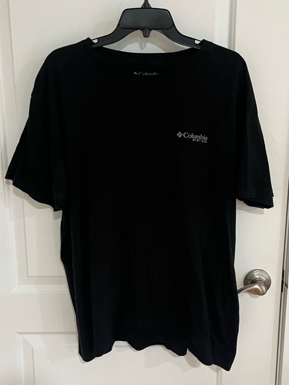 Columbia Black Short-Sleeve Logo Tee